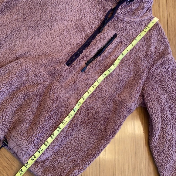 PINK VICTORIA’S SECRET MAUVE SHERPA PULLOVER - Picture 10 of 16